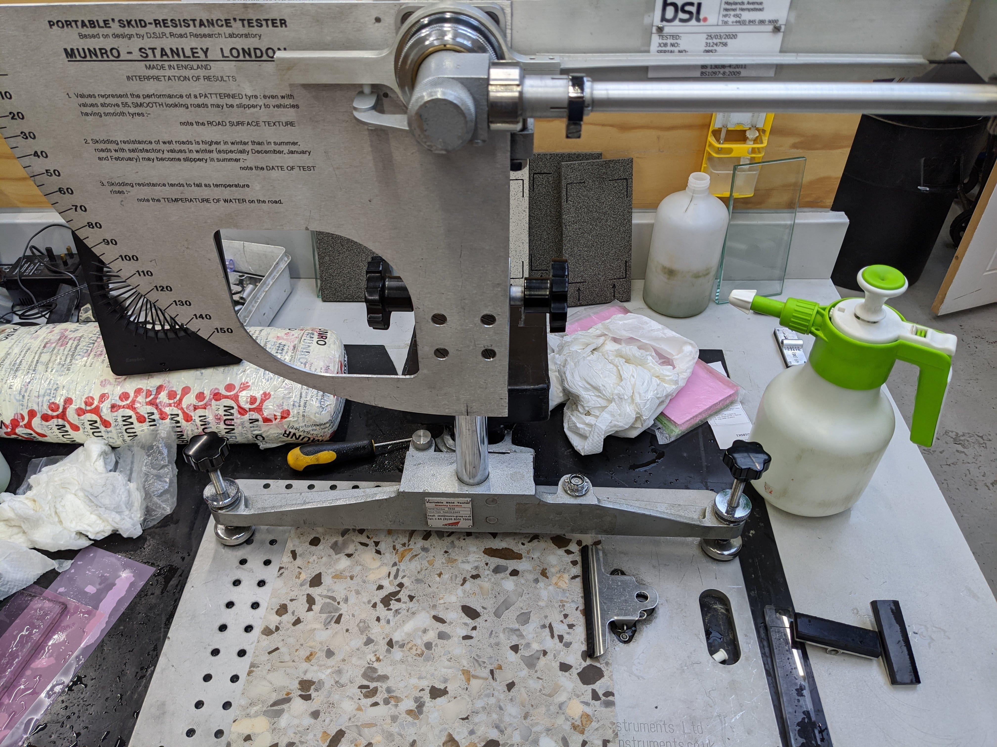 Anti-Slip Product Certification-Pendulum' Testing